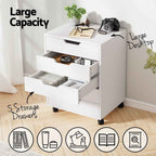 Studio Mobile 5-Drawer Storage Cabinet | Matte White