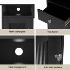 Artiss Computer Desk Home Office Study Desks L-shaped Corner Table with Storage