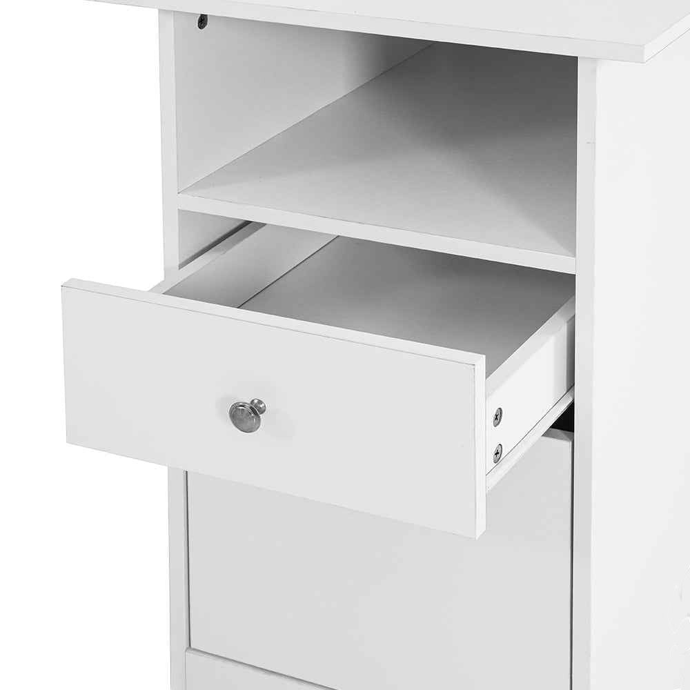 Studio Executive Command Center | 150cm L-Shape Matte White