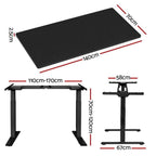 Studio Pro Dual-Motor Standing Desk | 140cm Black