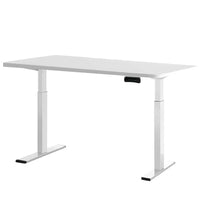 Cloud Office Studio 140cm Dual-Motor Standing Desk - Matte White
