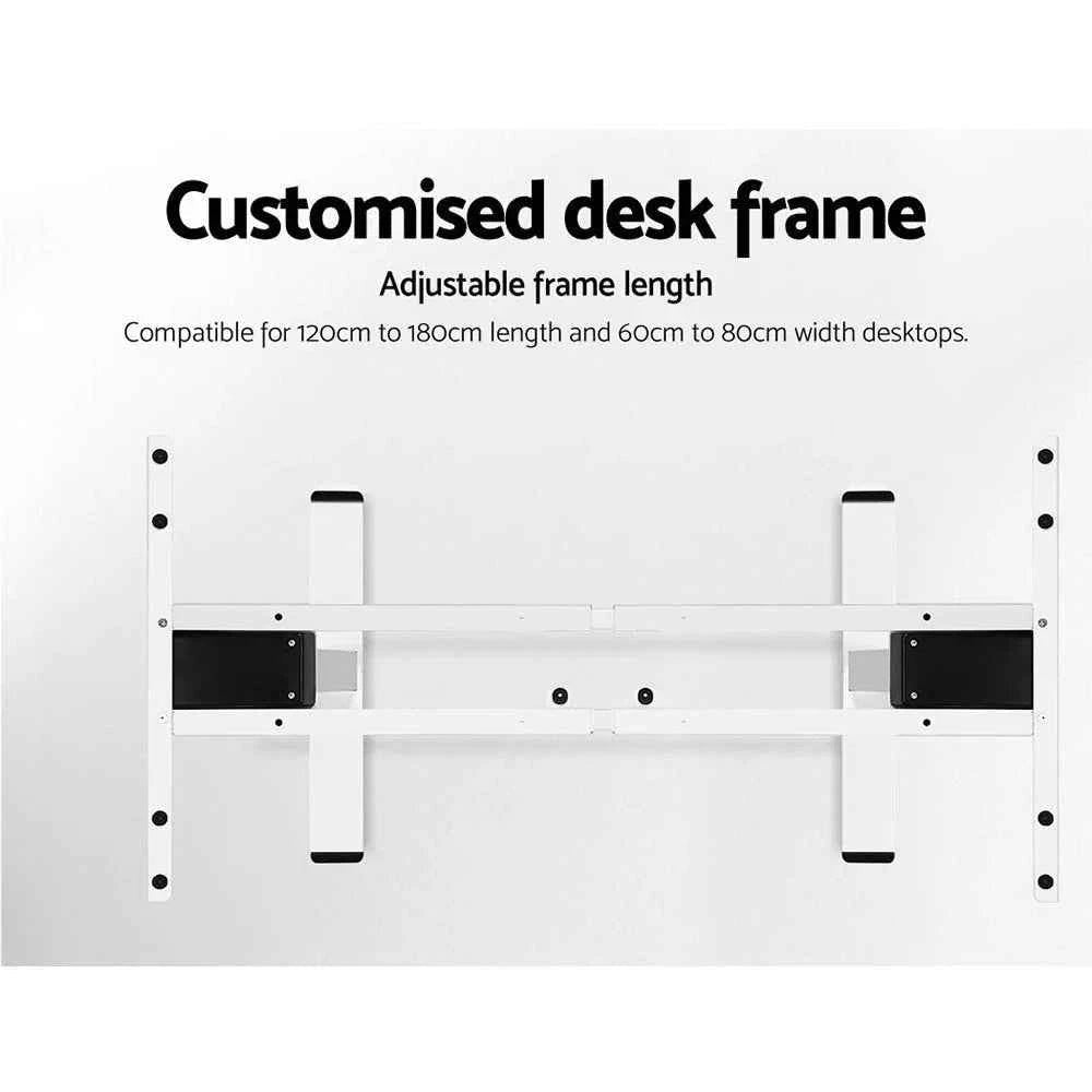 Studio Pro Dual-Motor Standing Desk | 140cm White