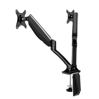 Cloud Office Studio Gas-Spring Dual Monitor Arm | Matte Black