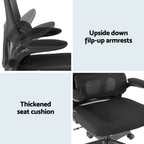 Cloud Office Studio Ergonomic Mesh Office Chair with Lumbar Support - Black