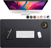 Cloud Office Studio Executive PU Leather Desk Mat | Matte Black