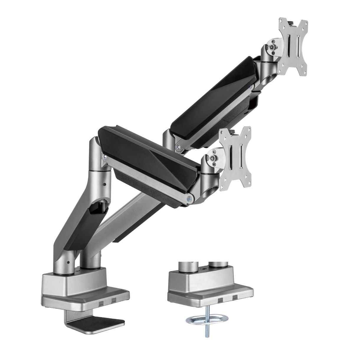 Studio Pro Heavy-Duty Dual Monitor Arm | Space Grey
