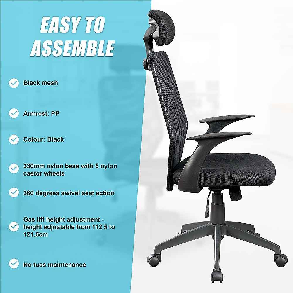 Studio Ergonomic Mesh Office Chair | V63 Performance Series